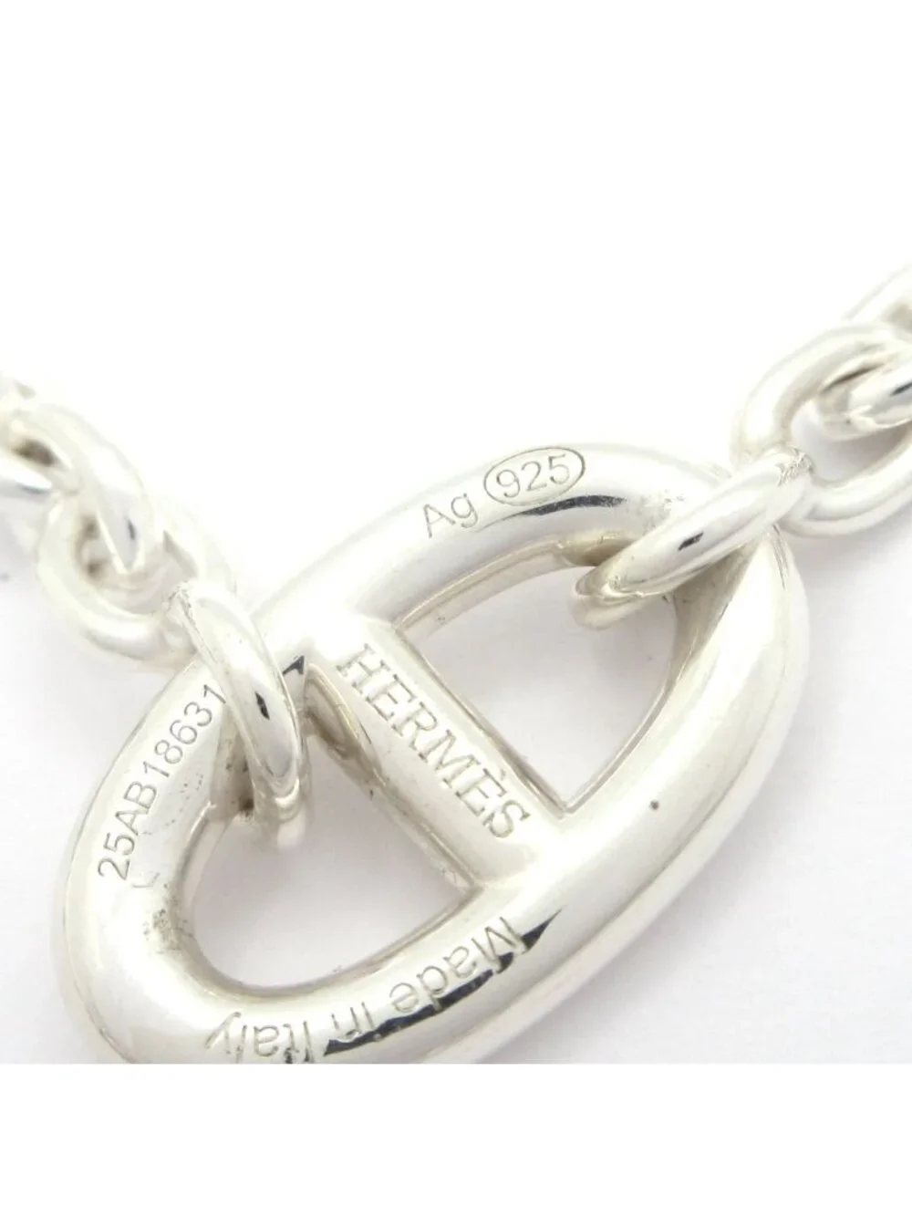 Hermes Necklace Farandole 80 Chaine D'ancre Silver
